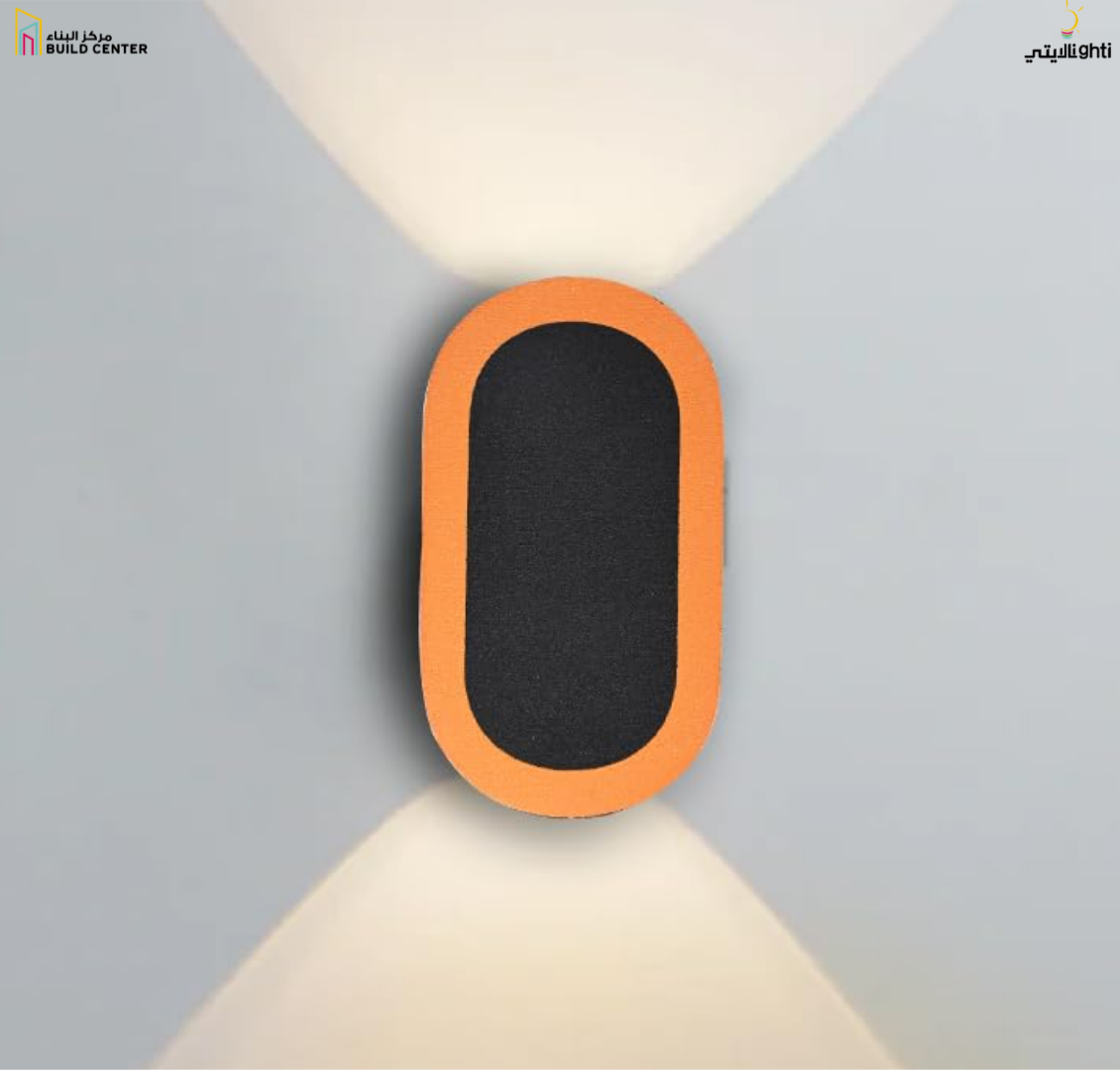 OUTDOOR LAMP 2*1W BLACK+ GOLD CX-LC204-2