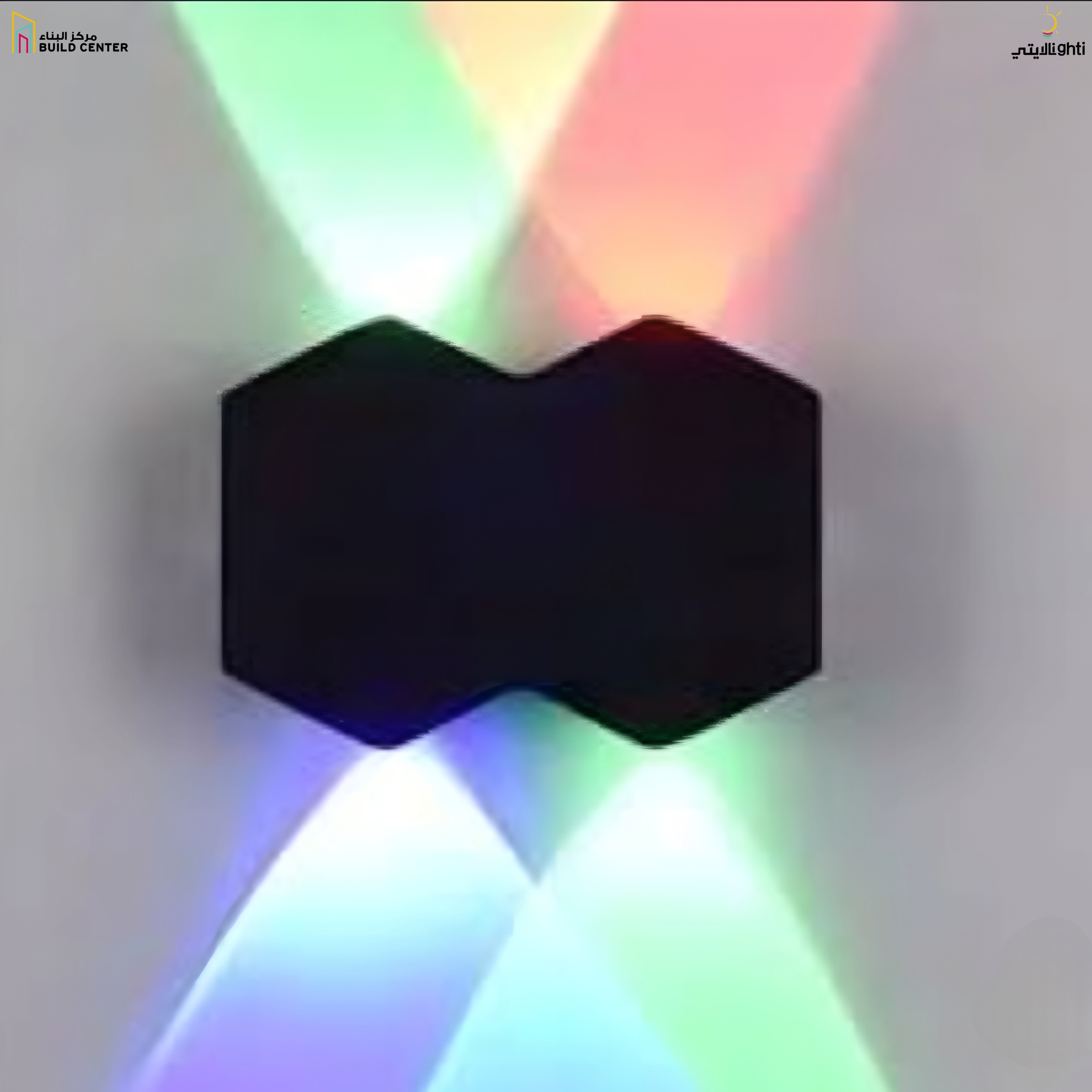 OUTDOOR LAMP 4*1W BLACK CX-LC201-4