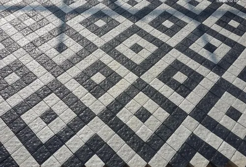 INTERLOCK RECTANGLE BLACK / انترلوك مستطيل اسود