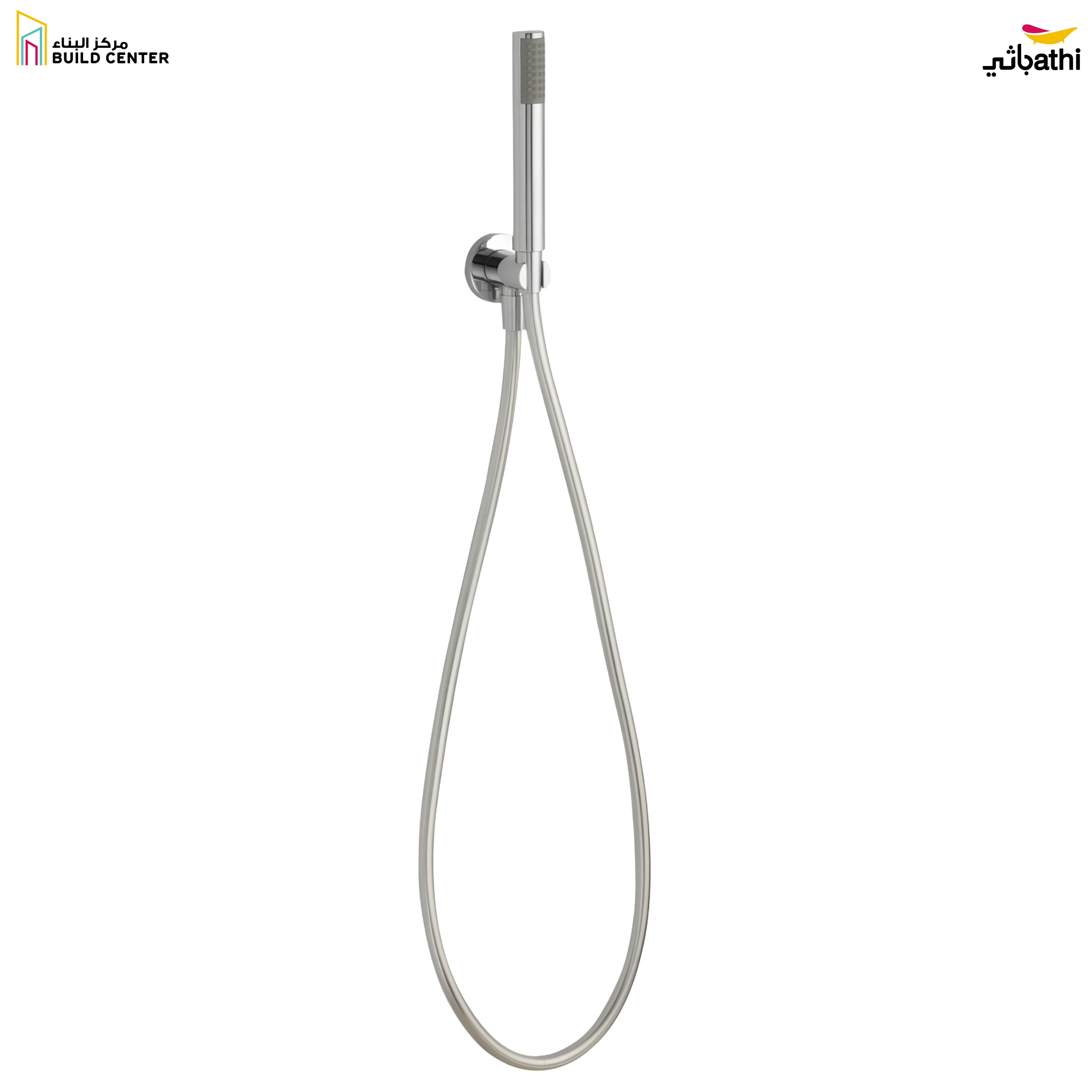 82817PVC Round Shwr Hand+Pvc Hose+Holder Chrome- 7 Years