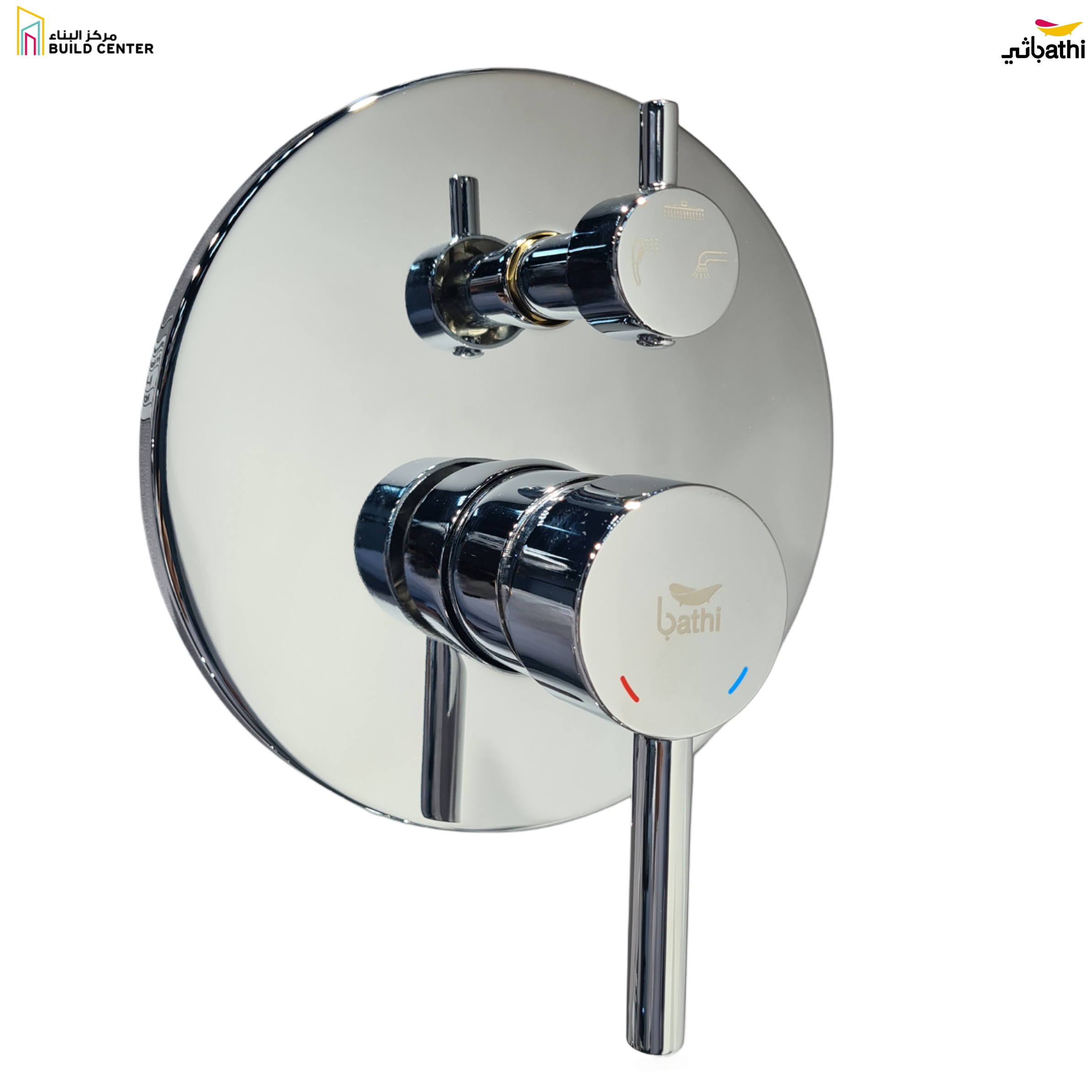 93036-M Round Chrome Brass Concealed Mixer- 7 Years