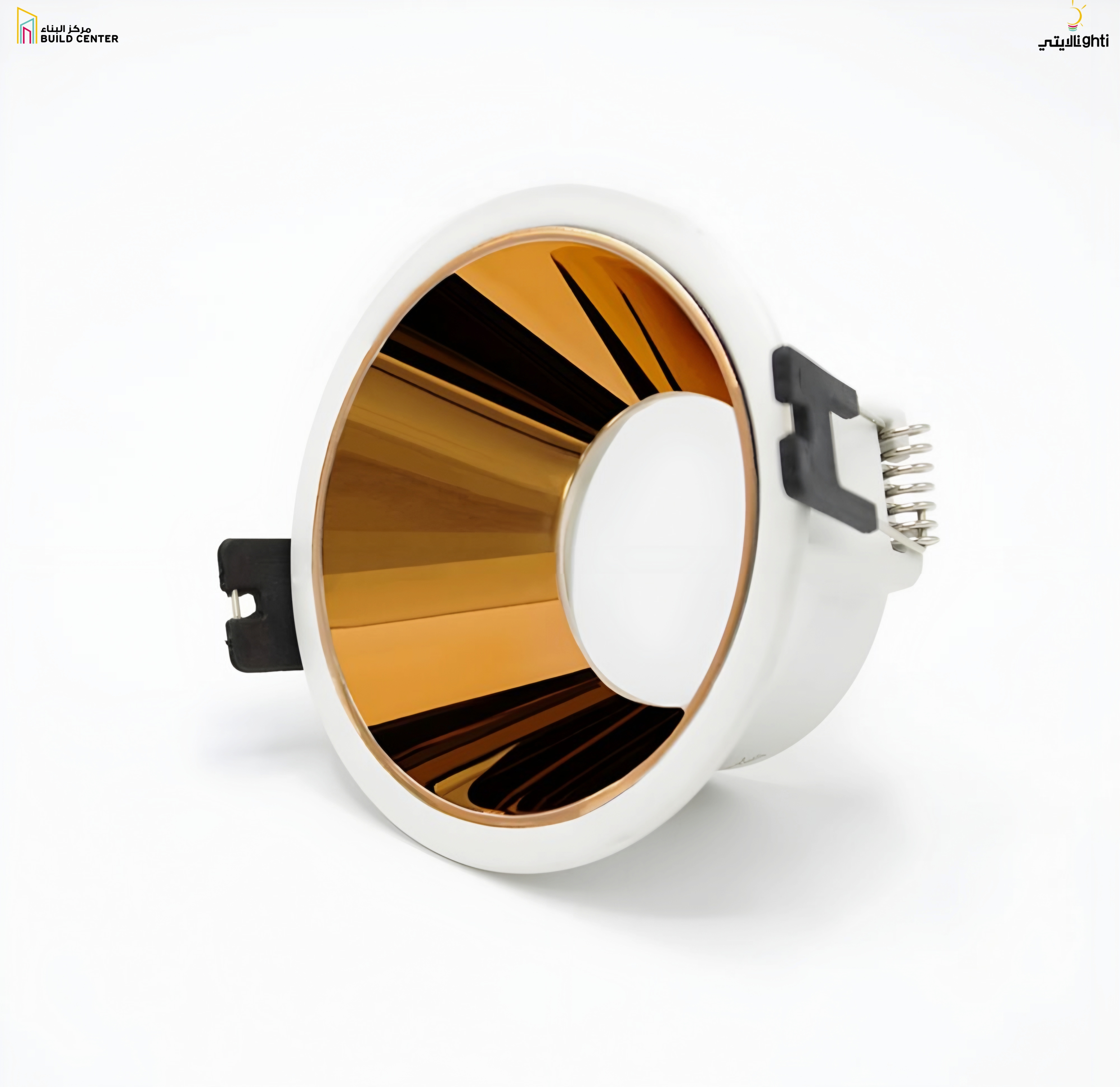 LAMP COVER WHITE+GOLDEN KZN01175C