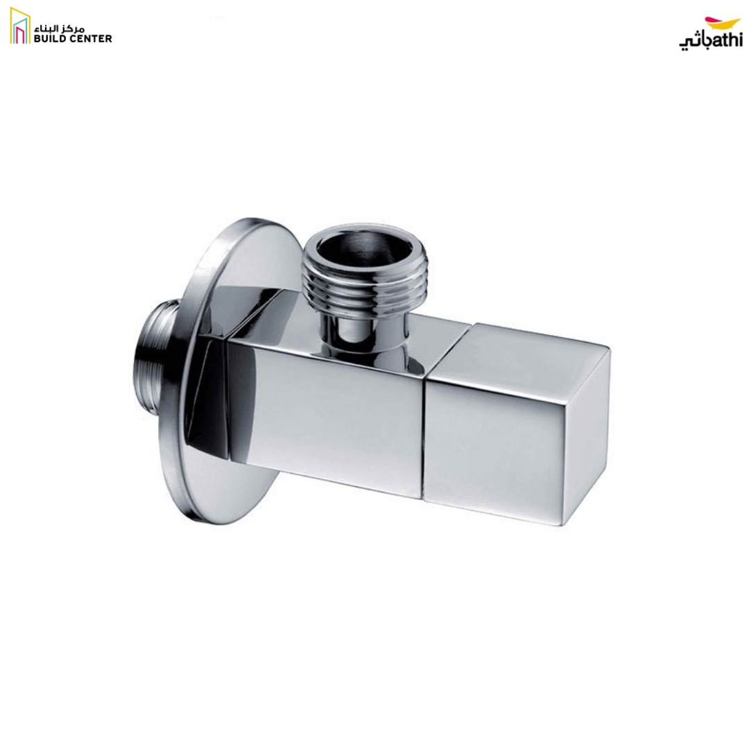 000-2 Square Brass Angle Valve Chrome - 7 Years