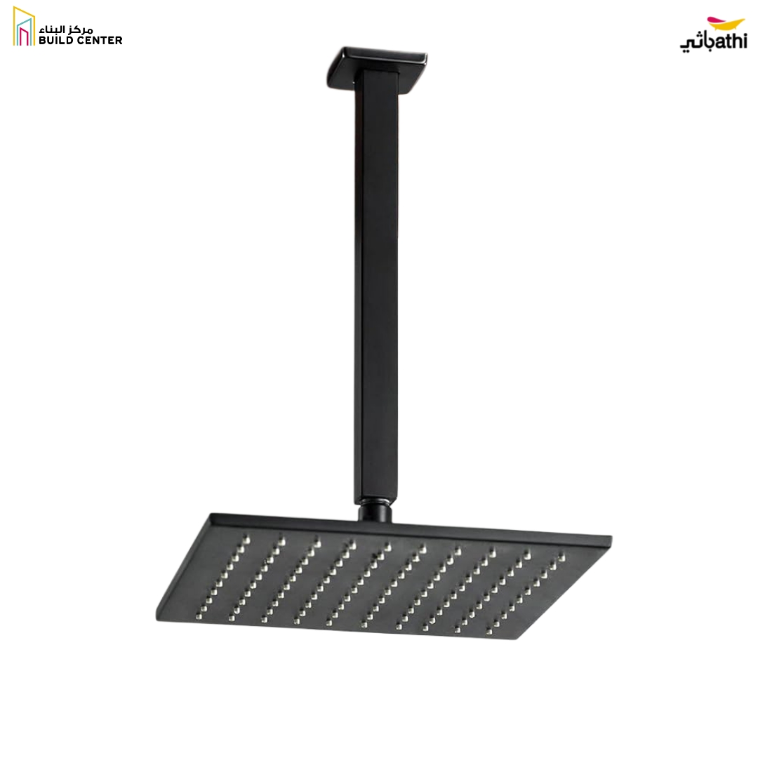 SHOWER ROD MATT BLACK 80981